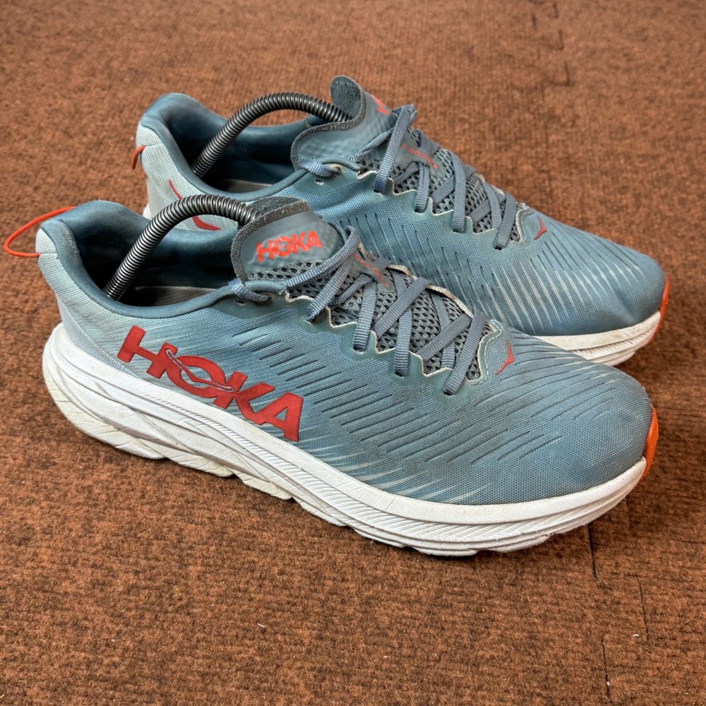 Hoka One One Rincon 3 Mens Running Shoes Blue Orange 10.5 1119395 MSSS